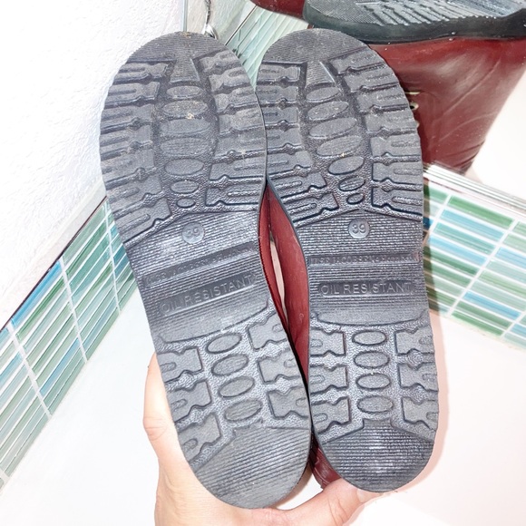 NWOT ILSE JACOBSEN hornbæk Short Rubber Rain Boots Lined Brick Red SZ: 9 (39) - Picture 10 of 15